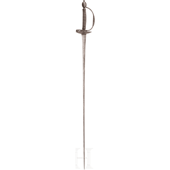 Silbermontierter Galanteriedegen, Frankreich, um 1780