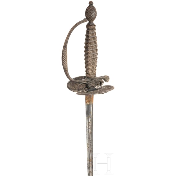 Silbermontierter Galanteriedegen, Frankreich, um 1780