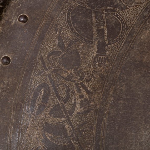 Rundschild, neuzeitliche Sammleranfertigung im Stil der Renaissance