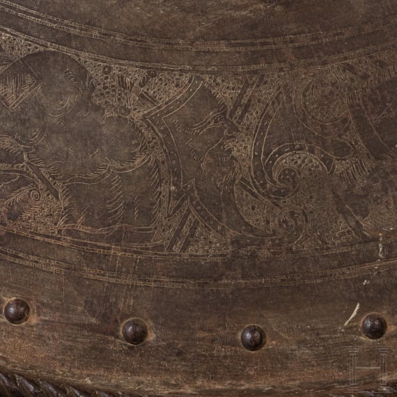 Rundschild, neuzeitliche Sammleranfertigung im Stil der Renaissance
