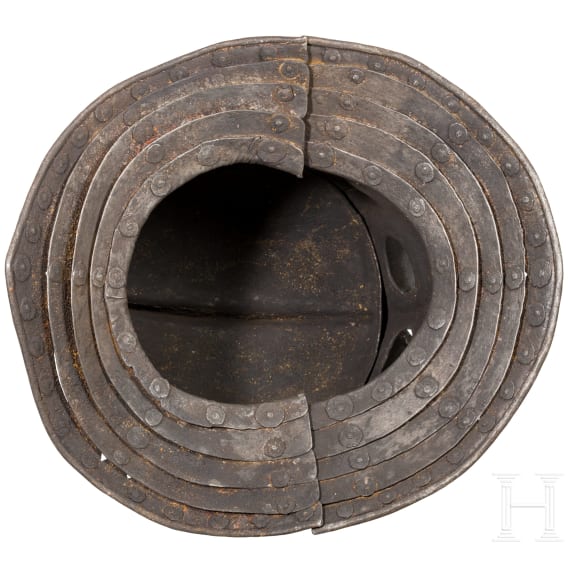 K&uuml;rassierhelm mit Totenkopfvisier, Sammleranfertigung im Stil um 1620
