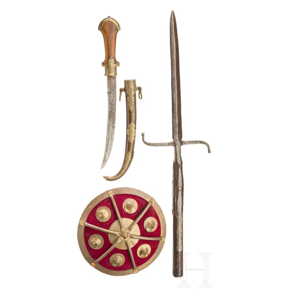 Spie&szlig;, Koumuya und Faustschild, Europa und Nordafrika, 19./20. Jhdt.