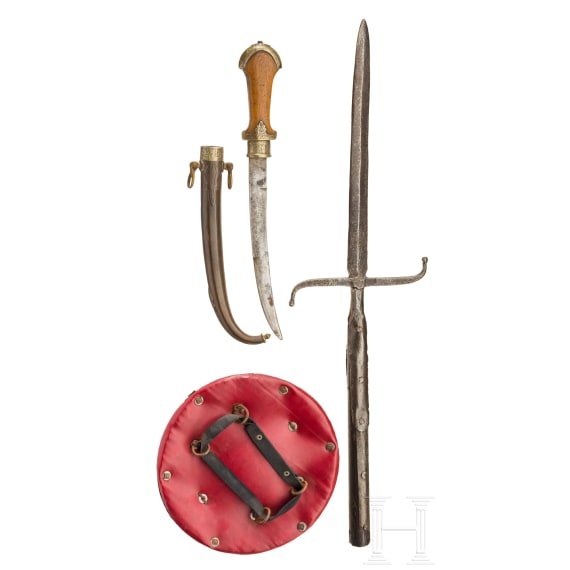Spie&szlig;, Koumuya und Faustschild, Europa und Nordafrika, 19./20. Jhdt.