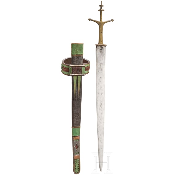 Armdolch der Tuareg (Telek), Nordafrika, Anfang 19. Jhdt.
