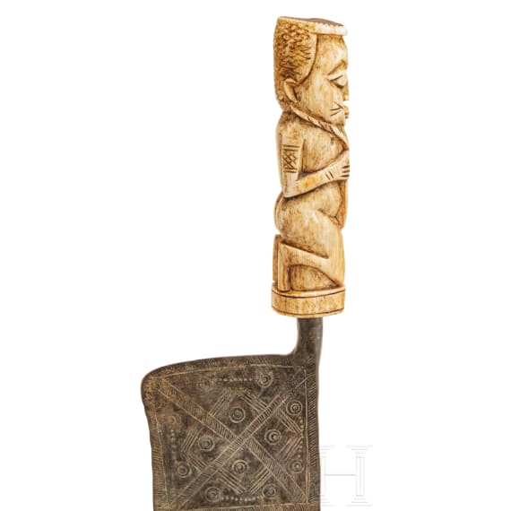 Zeremonialschwert der Yoruba, Westnigeria, um 1900