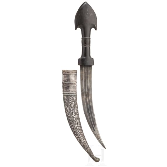 Silbermontierter Kandschar, Irak, Anfang 20. Jhdt.