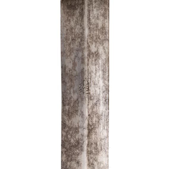 Silbermontierter Kinzal, Kaukasus, datiert 1895