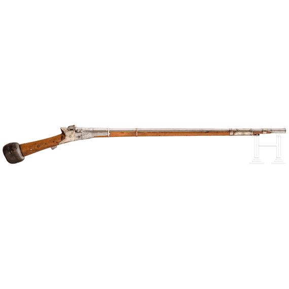 Silbermontiertes Luntenschlossgewehr, Oman, 17./18. Jhdt.