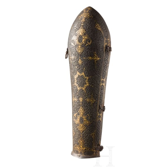 Goldtauschierte Armschiene (Bazu-Band), Indien, 19. Jhdt.