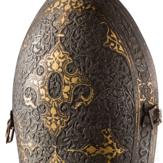 Goldtauschierte Armschiene (Bazu-Band), Indien, 19. Jhdt.