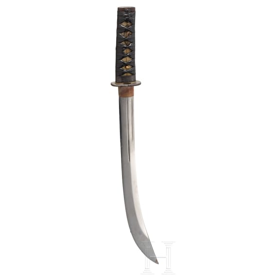 Naginataklinge als Wakizashi montiert, Japan, um 1770