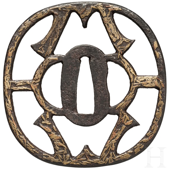 Tsuba, Japan, um 1650