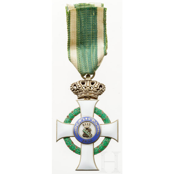 Albrechtsorden - Ritterkreuz 1. Klasse mit Krone, Sachsen