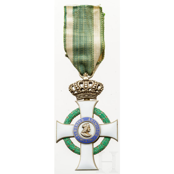 Albrechtsorden - Ritterkreuz 1. Klasse mit Krone, Sachsen