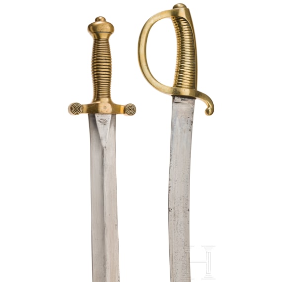 Sabre briquet und Faschinenmesser M 1831