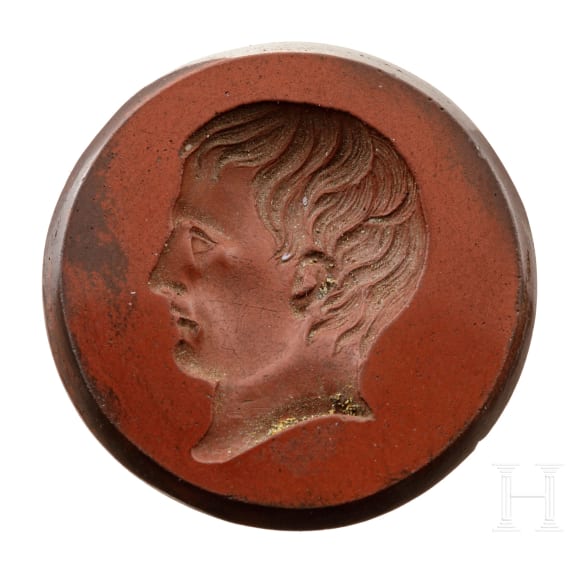 Gemme mit dem Profil von Napoleon Bonaparte, 19. Jhdt.