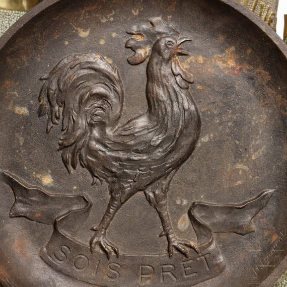 F&uuml;nf Vasen aus Granath&uuml;lsen, Frankreich und Belgien, 1. Weltkrieg