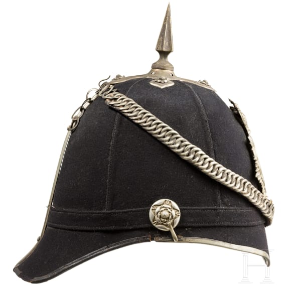 Helm f&uuml;r Mannschaften im Leicestershire 1st Volunteer Battalion, 1880 - 1900