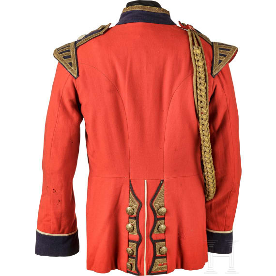 Uniformrock f&uuml;r Angeh&ouml;rige der British Army, 19. Jhdt.