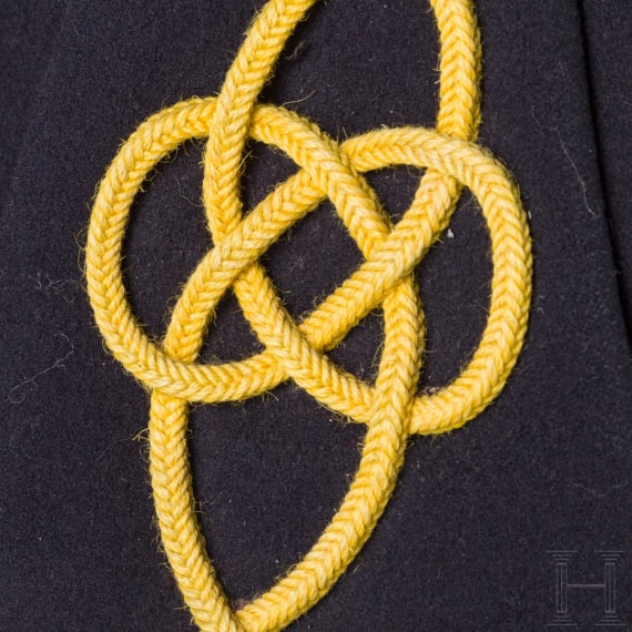 Uniform f&uuml;r einen Kavalleristen der irischen Husaren, Anfang 20. Jhdt.