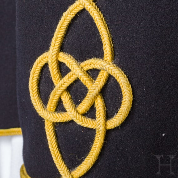 Uniform f&uuml;r einen Kavalleristen der irischen Husaren, Anfang 20. Jhdt.