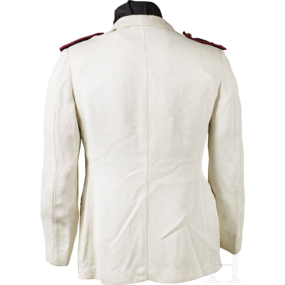 Schirmm&uuml;tze und Uniformjacke eines Hauptmanns der Bersaglieri in Afrika, 1. H&auml;lfte 20. Jhdt.