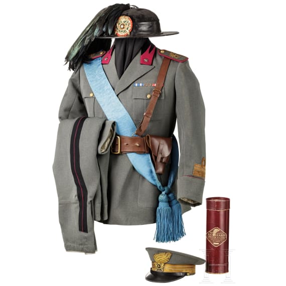 Uniform M 34 eines Oberstleutnants der Bersaglieri
