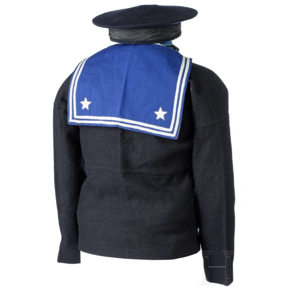 Uniformensemble eines Matrosen auf dem italienischen U-Boot "Tricheco", 1940er Jahre