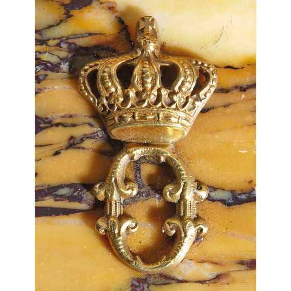 Gro&szlig;herzogin Olga Nikolaevna Romanova, K&ouml;nigin Olga von W&uuml;rttemberg - Schreibtischset aus Marmor, ca. 1900