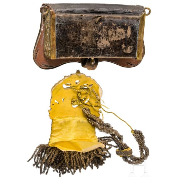 Kartuschkasten und Portepee f&uuml;r einen Kammerherrenschl&uuml;ssel, Regierungszeit Kaiser Franz I. (1804 - 1835)