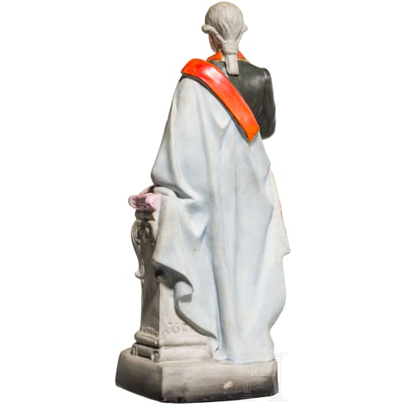 Kaiser Joseph II. - farbig gefasste Keramikfigur