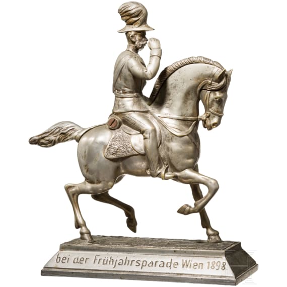 "Kaiser Franz Josef I. bei der Fr&uuml;hjahrsparade Wien 1898"