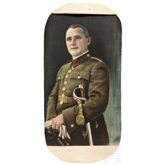 Uniformportrait, tschechisch, datiert 1933