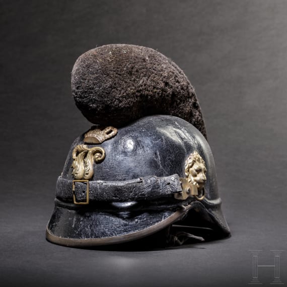 Bayern - Raupenhelm M 1868 f&uuml;r Mannschaften der Infanterie
