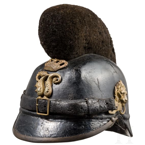 Bayern - Raupenhelm M 1868 f&uuml;r Mannschaften der Infanterie