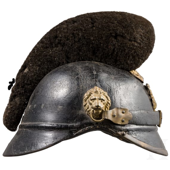 Bayern - Raupenhelm M 1868 f&uuml;r Mannschaften der Infanterie