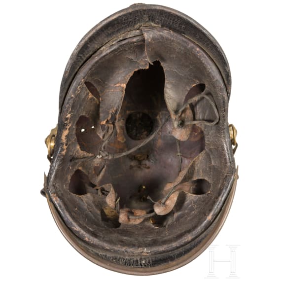 Bayern - Raupenhelm M 1868 f&uuml;r Mannschaften der Infanterie