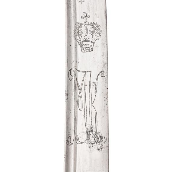 Zwei Infanteries&auml;bel, Bayern, um 1800