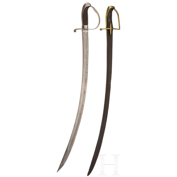 Husarens&auml;bel M 1813 und weiterer S&auml;bel, Bayern