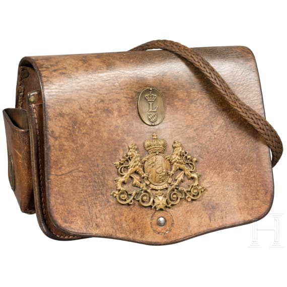 Jagdtasche eines Hofj&auml;gers, Regierungszeit K&ouml;nig Ludwigs II. (1864 - 1886)
