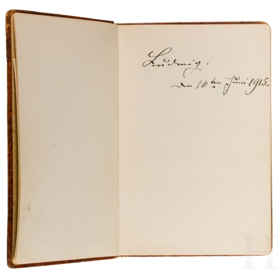Atelier-G&auml;stebuch des M&uuml;nchner Kunstprofessors Gustav Rien&auml;cker (1861 - 1935)