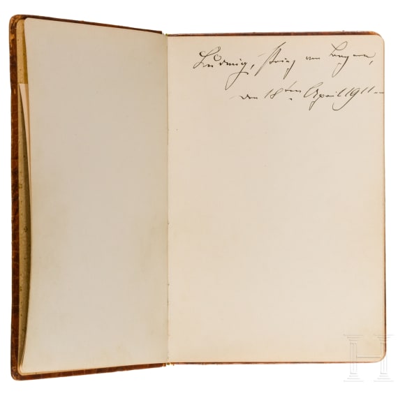 Atelier-G&auml;stebuch des M&uuml;nchner Kunstprofessors Gustav Rien&auml;cker (1861 - 1935)