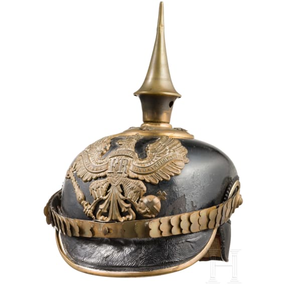 Helm f&uuml;r Offiziere der Infanterie, Preu&szlig;en, um 1900