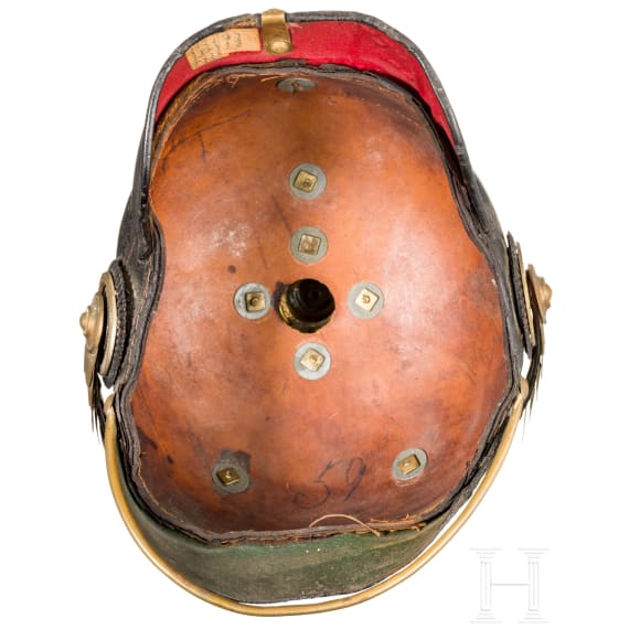 Helm f&uuml;r Offiziere der Infanterie, Preu&szlig;en, um 1900