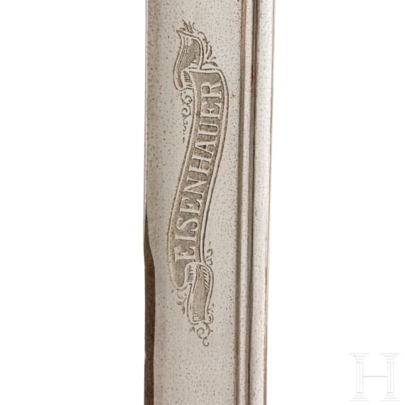 Preu&szlig;en - L&ouml;wenkopfs&auml;bel mit Gardestern, um 1900