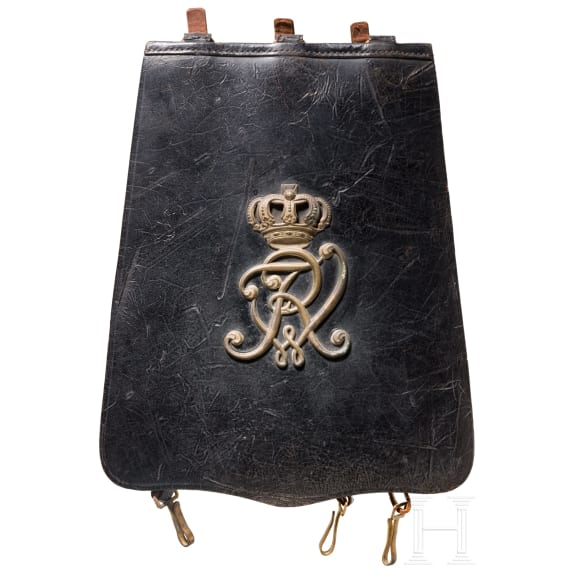 Preu&szlig;en - S&auml;beltasche f&uuml;r Mannschaften der Husaren, um 1900