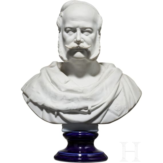 Kaiser Wilhelm I. - KPM-Portraitb&uuml;ste