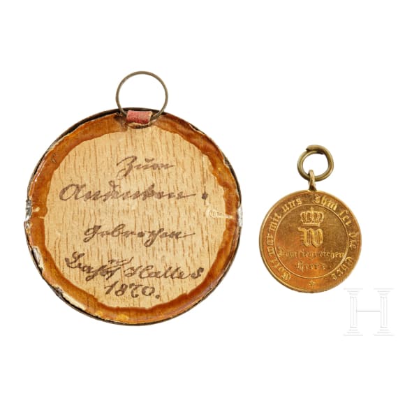 Andenken vom Schlachtfeld von Wei&szlig;enburg 1870, Preu&szlig;en