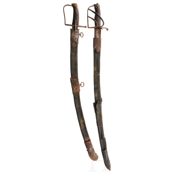 Two southern German sabres, 18th century