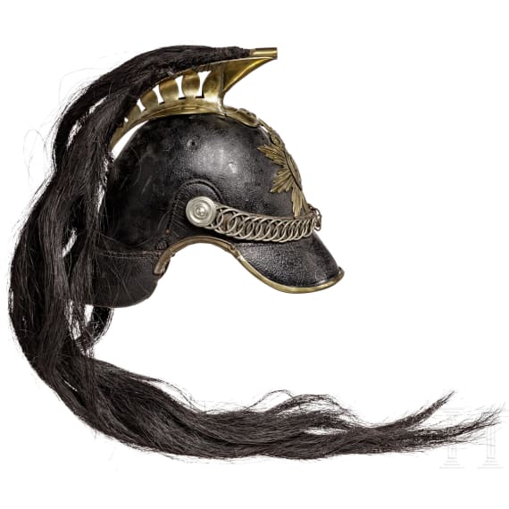 Raupenhelm f&uuml;r Mannschaften, deutsch, um 1840